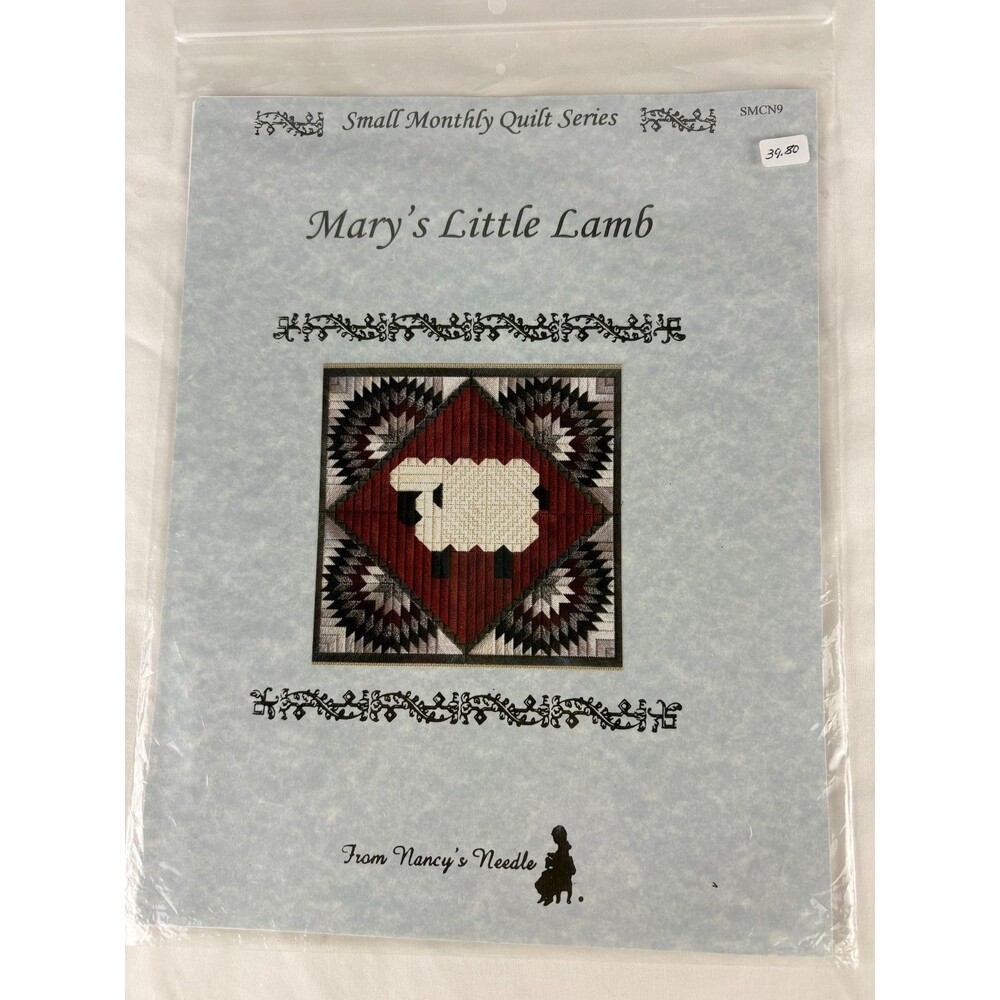 From Nancy’s Needle Mary’s Little Lamb Needlepoint Pattern SMCN9 Quilt 2008
